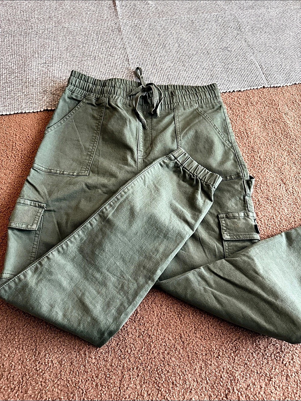 VIP Jeans V.I.P. Jeans Olive Green Cargo Jogger Pants Women's Olive Cargo Pants